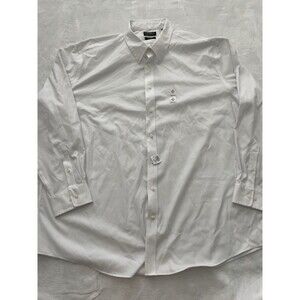 New With Tags Lauren Ralph Lauren White Button Up Men’s 20 36/37 Shirt